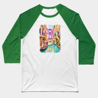 Venice Canal 2 Baseball T-Shirt